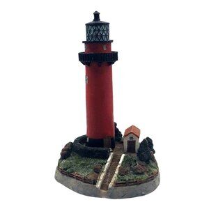Jupiter Inlet FL Lighthouse Resin Figurine Collectible Coastal Nautical Decor